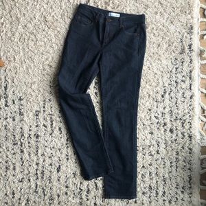 LOFT Modern Straight Leg Jeans Dark Indigo wash Sz 4